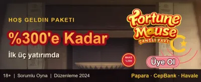 Hoş Geldin Paketi: %100 İlk Yatırım Bonusu promotion banner